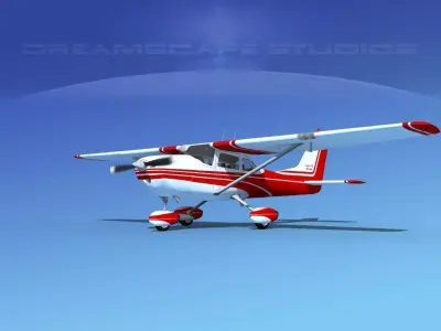 Cessna 172 Skyhawk 1967 V01 3D model