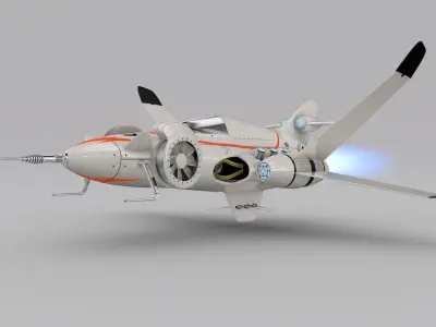 The Shark Rider 2 Flash Jet 517   3D model