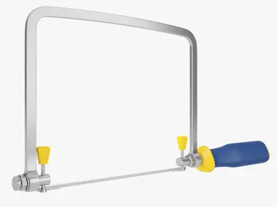 Saws Collection 3D Model frame with handles 3D model