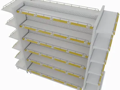 Retail Shelf 3D model