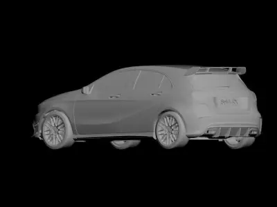 mercedes A45 AMG 3D model