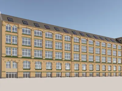 German Loft Building 3D model