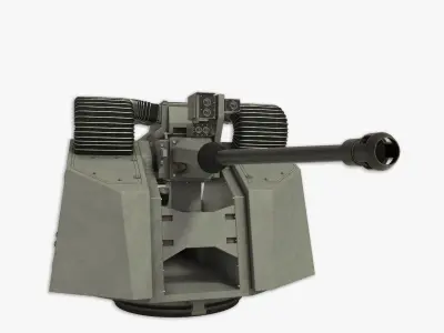 30MM Marlin WS rapid naval gun 3D model 3D model