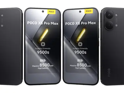 Xiaomi POCO X8 Pro Max All Colors 3D model