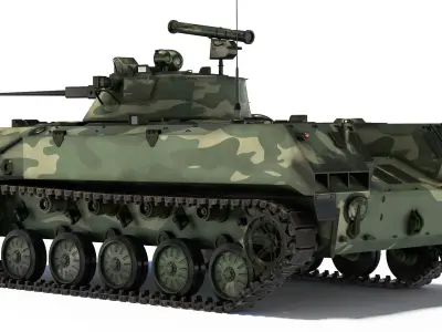 BMD-2 1985 3D model
