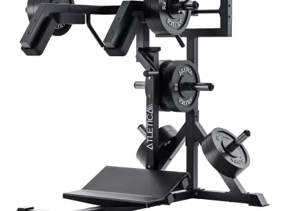 HyperSquat Kniebeuge und Wadenmaschine 3D model