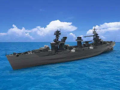  battleship 3D model