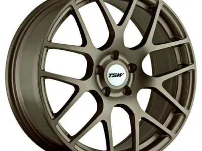 TSW Nurburgring Wheel Rotary Forged Matte Bronze 3D model