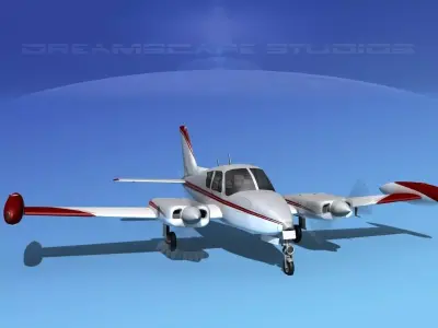 Cessna 310 V10 3D model