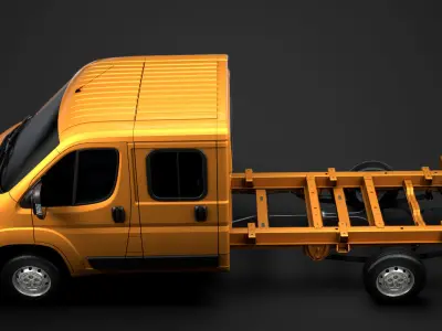 Citroen Relay Chassis Truck Crew Cab 4035WB 2020 3D model