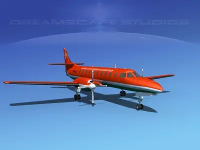 Swearingen SA226 Metroliner NLR 3D model