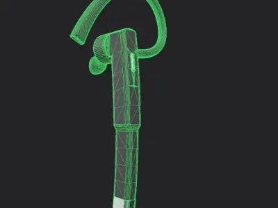 Bluetooth Headset M3 Low-poly 3D model