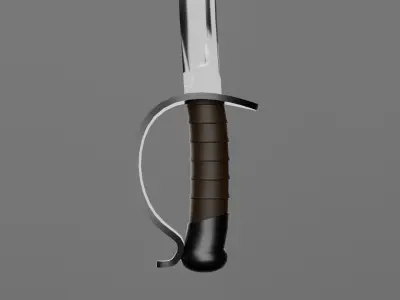 European Swords 01 3D model