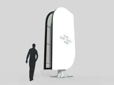 Billboard M9 Low-poly 3D model