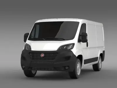 Fiat Ducato Van L2H1 2017 3D model