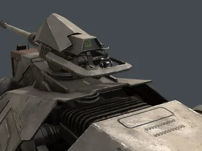 Star Wars - AT-TE Low-poly 3D model