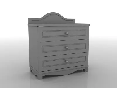 baby room furniture 3D model purchase