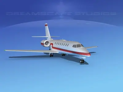 Cessna C680 Citation Soveriegn V07 3D model