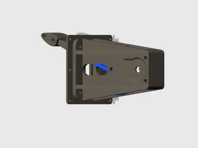 Flap Mechanism for Flight Simulator 3D Printable 3D print model