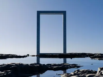 Sci-Fi Monolith Portal - Cinematic Environment Kit 3D model