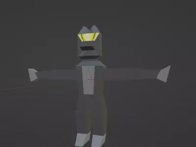 N64 cat OC with broken eyes idk why Free 3D model