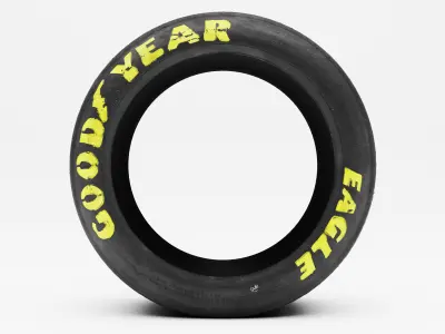 Goodyear Eagle Tire V2 Low-poly 3D model