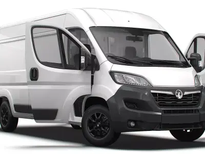 Vauxhall Movano Van L3H2 HQ Interior 2023 3D model