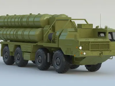 S-300 Missile System 3D model