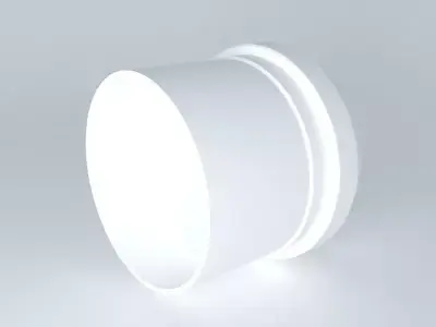 Simple PVC glove 75 mm for Sewage 3D model