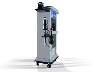 Futuristic Anesthesia Machine 3D model