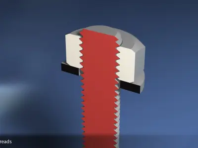 M10 Fastener Set 3D model