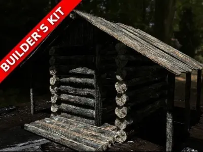 Lumber Kit - Dry Rot Texture Low-poly 3D model