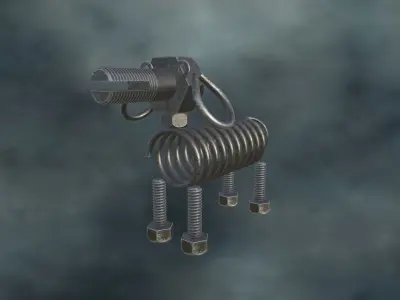 DOGR-001 Dog Parts 3D model