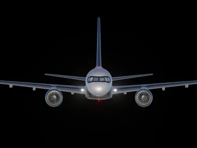 Boeing 757-200 3D model