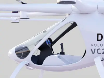 VTOL Drone 3D model
