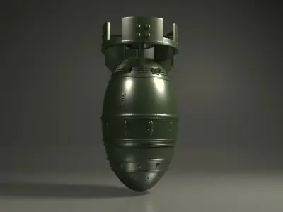 Atomic Bomb for 3Dprint 3D print model