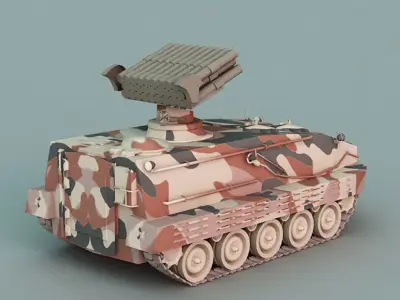 Anti-Air Missile 3D model