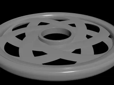 Ultra Silent HexaToroidal Propeller - Concept 3D model