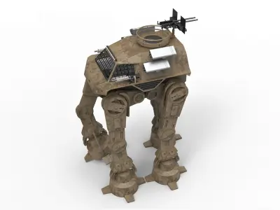 Concept walker for zombie apocalypses 3D model