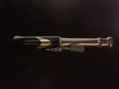 Old Gun Medieval 3D model