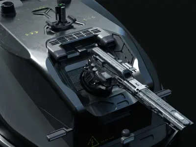 Military Personnel Transport Vehicle 3D model