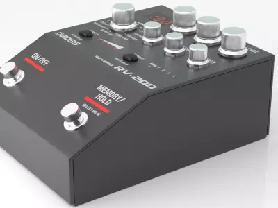 BOSS - effects pedals RB-200 3D model