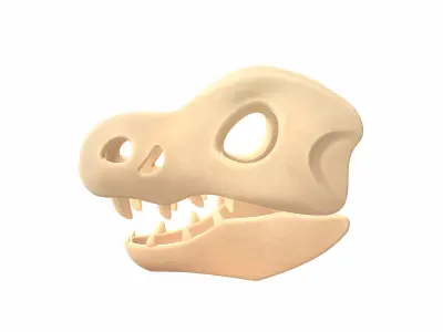 Dinosaur Skull 3D model