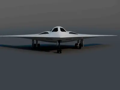 B 21 Raider Bomber Low-poly 3D model