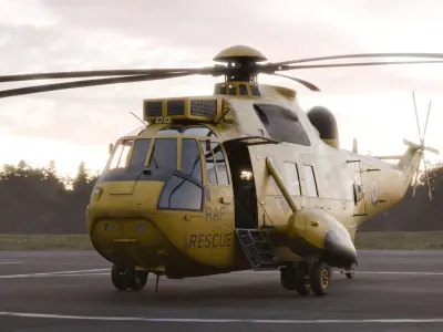 Westland Sea King HAR3 Royal Air Force 3D model