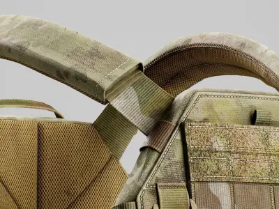 TYR Tactical PICO DSX Assaulter Plate Carrier V5 Low-poly 3D model