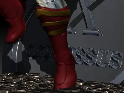 colossus marvel character 3D print model