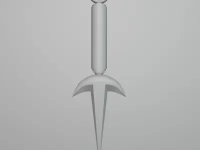 Minatos Kunai Knife 3D model