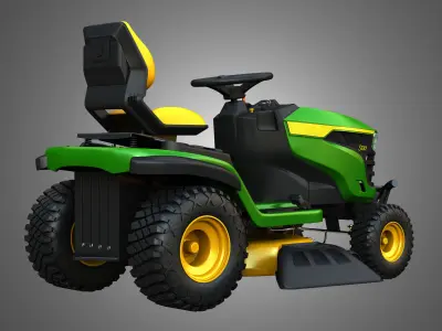 S130 Lawn Tractor 3D model