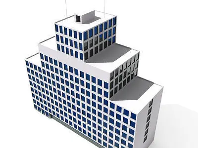55 Detailed Buildings 3D model